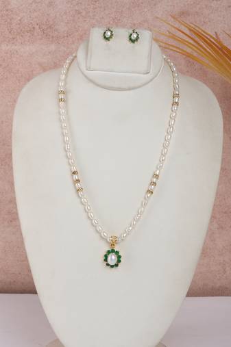 Natural fresh water pearls set from hyderabad