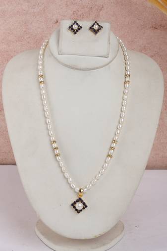 Natural fresh water pearls set from hyderabad