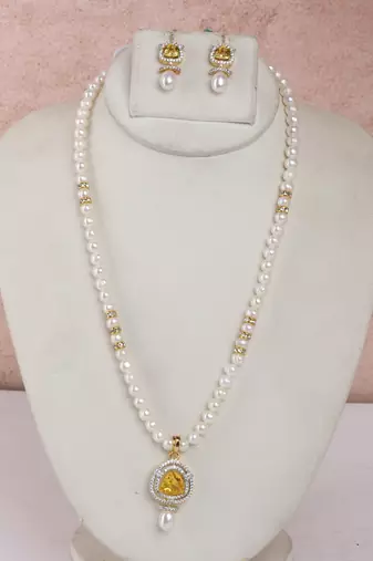 Natural fresh water pearls set from hyderabad