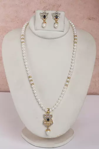 Natural fresh water pearls set from hyderabad