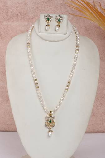 Natural fresh water pearls set from hyderabad