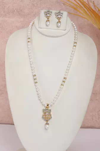 Natural fresh water pearls set from hyderabad