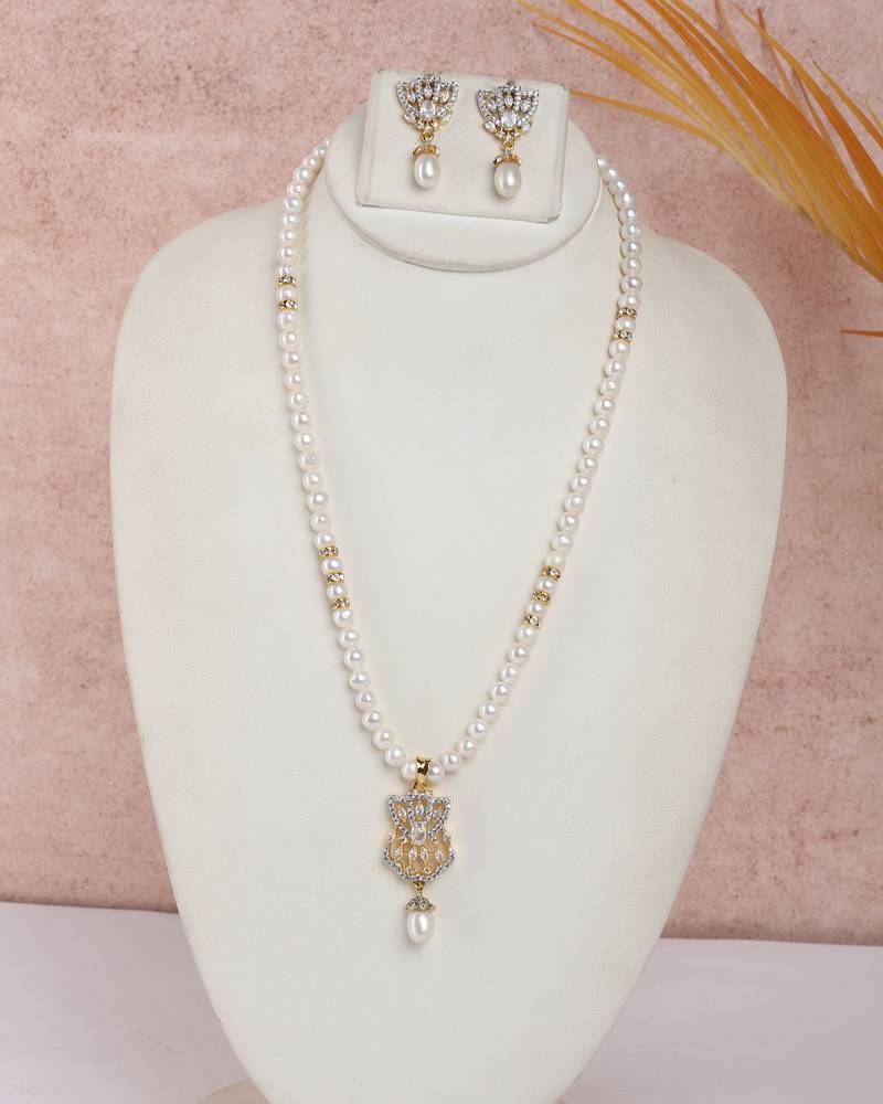 Natural fresh water pearls set from hyderabad