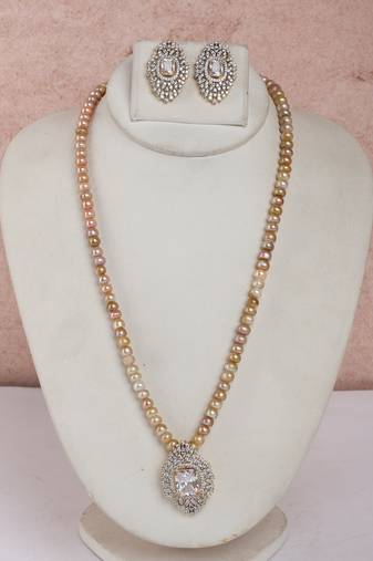 Natural fresh water pearls set from hyderabad