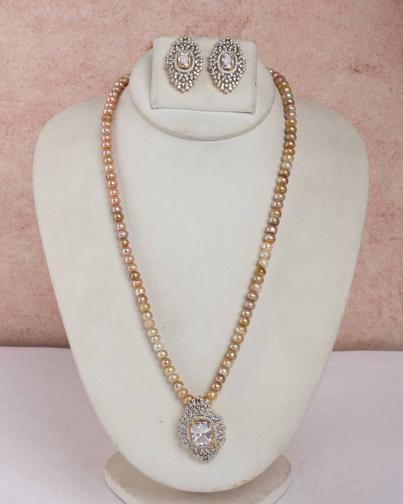 Natural fresh water pearls set from hyderabad