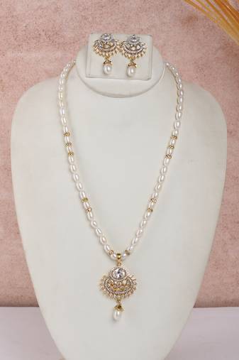 Natural fresh water pearls set from hyderabad