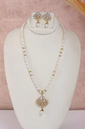 Natural fresh water pearls set from hyderabad