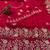 rani pink color embroidery work Fandy satin silk saree