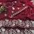 maroon color embroidery work Fandy satin silk saree