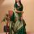 green soft silk blend banarasi jacuard work designer party wear saree with unstitched blouse piece