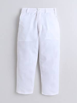 boys ivory cotton satin sherwani trouser set with zigzag sequin embroidery 5