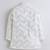 Boys ivory cotton satin chevron zigzag embroidered sequined sherwani & trouser set
