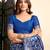 Royal blue soft silk blend banarasi jacuard work designer party wear saree with unstitched blouse piece