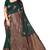 Green soft silk blend banarasi jacuard work designer party wear saree with unstitched blouse piece