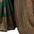 Green soft silk blend banarasi jacuard work designer party wear saree with unstitched blouse piece