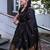 Black soft silk blend banarasi jacuard work designer party wear saree with unstitched blouse piece