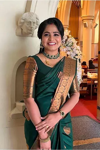 Green soft silk blend banarasi jacuard work designer party wear saree with unstitched blouse piece