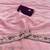 light pink embroidery work organza saree