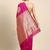 Pink soft silk blend banarasi jacuard work designer party wear saree with unstitched blouse piece