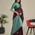 Maroon sky blue soft silk blend banarasi jacuard work designer party wear saree with unstitched blouse piece