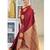 Maroon soft silk blend banarasi jacuard work designer party wear saree with unstitched blouse piece