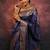 Neavy blue  soft silk blend banarasi jacuard work designer party wear saree with unstitched blouse piece