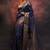 Neavy blue  soft silk blend banarasi jacuard work designer party wear saree with unstitched blouse piece