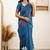 Morpch soft silk blend banarasi jacuard work designer party wear saree with unstitched blouse piece