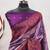 Lavender wine soft silk blend banarasi jacuard work designer party wear saree with unstitched blouse piece