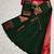 Green soft silk blend banarasi jacuard work designer party wear saree with unstitched blouse piece