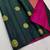 Green pink soft silk blend banarasi jacuard work designer party wear saree with unstitched blouse piece