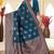 Morpich soft silk blend banarasi jacuard work designer party wear saree with unstitched blouse piece