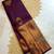 Purple soft silk blend banarasi jacuard work designer party wear saree with unstitched blouse piece