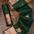 Green soft silk blend banarasi jacuard work designer party wear saree with unstitched blouse piece
