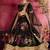 black floral printed lehenga choli