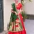 red traditional lehenga choli set 