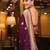Purple soft silk blend banarasi jacuard work designer party wear saree with unstitched blouse piece