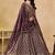 light purple designer embroidered lehenga
