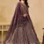 light purple designer embroidered lehenga