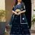 blue mirror work lehenga cholis et