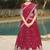 burgandy embroidered lehenga choli set
