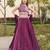 purple designer lehenga choli set