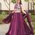 purple designer lehenga choli set