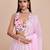 pink embroidered lehenga choli set 