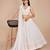 white designer lehenga choli set