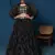 black designer party lehenga choli 
