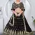 black and gold traditional lehenga choli set