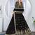 black and gold traditional lehenga choli set
