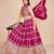 rani-pink designer lehenga choli set