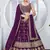 purple embroidered lehenga cholis et